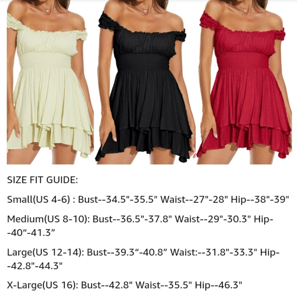 FOROLAV Ruffle Flowy Romper Dress - Picture 7 of 13